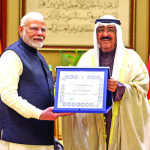 PM Narendra Modi Honored with Kuwait’s Highest Civilian Award: ‘Order of Mubarak Al-Kabeer